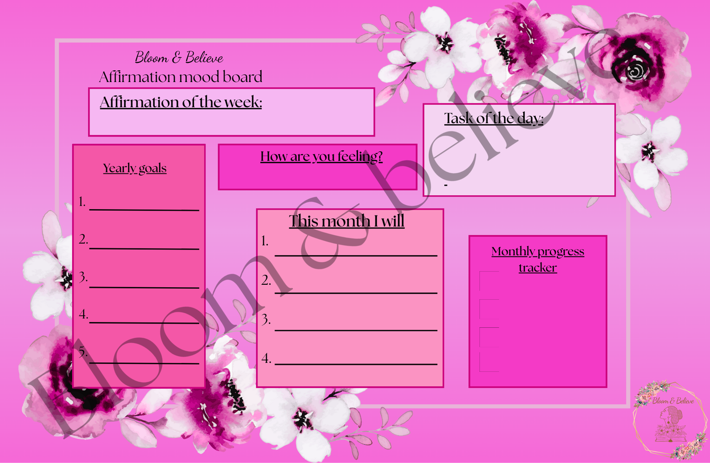 Vision Board (Blossom)