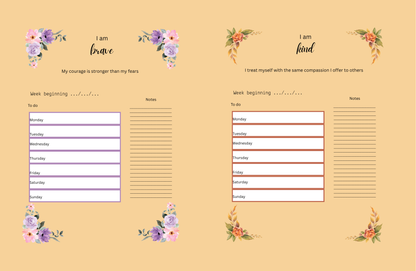 Positive affirmations planner (autumn)