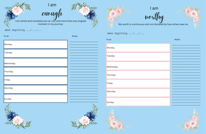 Positive affirmations planner (ocean)