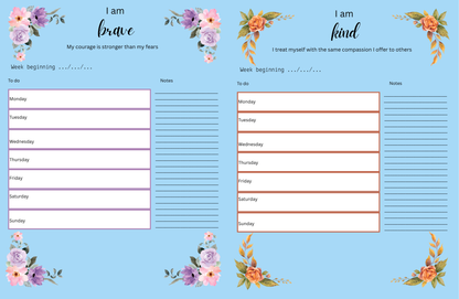 Positive affirmations planner (ocean)