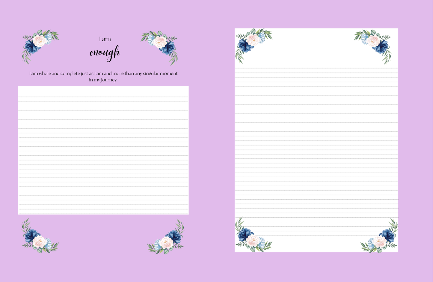 Affirmation Journals (Plum)