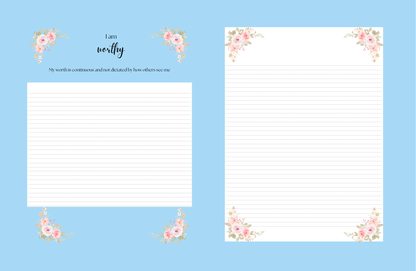 Affirmations Journal (Blueberry)