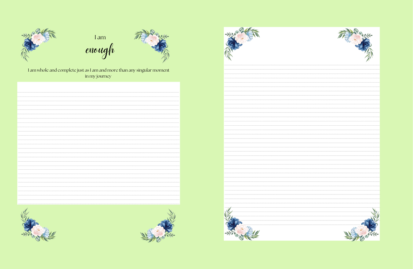 Affirmation Journals (Kiwi)