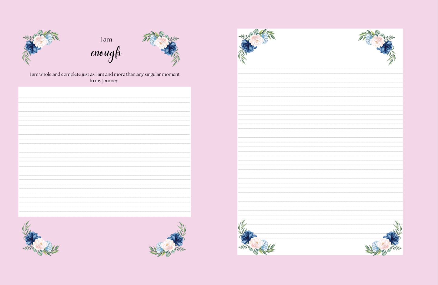 Affirmation Journals (Raspberry)