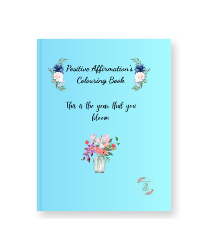 Affirmations Colouring Book (Sapphire)