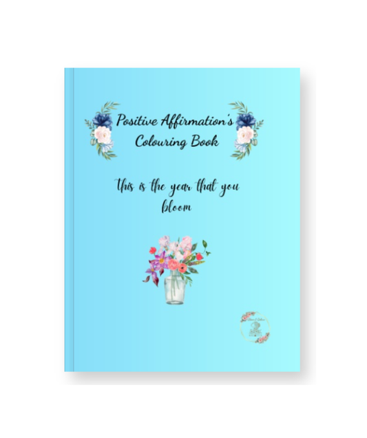 Affirmations Colouring Book (Sapphire)