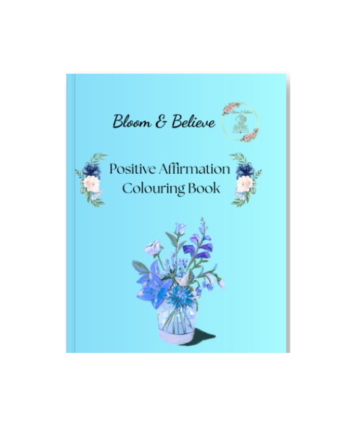 Affirmations Colouring Book (Sapphire)
