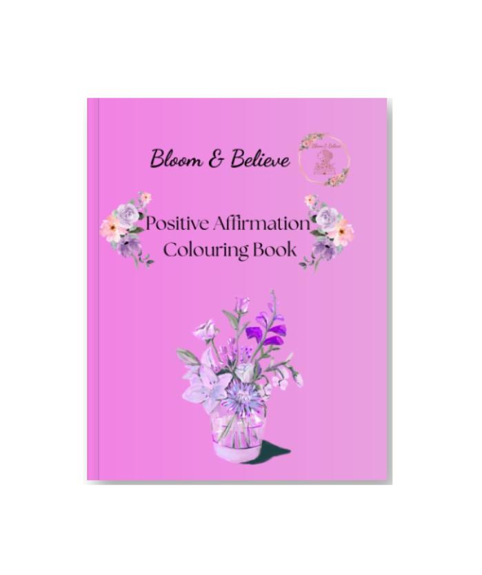 Affirmation Colouring Book (Amethyst)