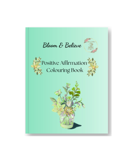 Affirmation Colouring Book (Emerald)