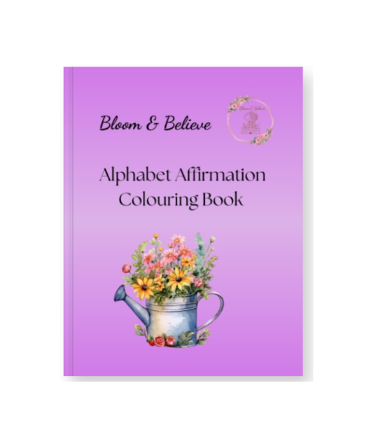 Alphabet Colouring Book (Violet)