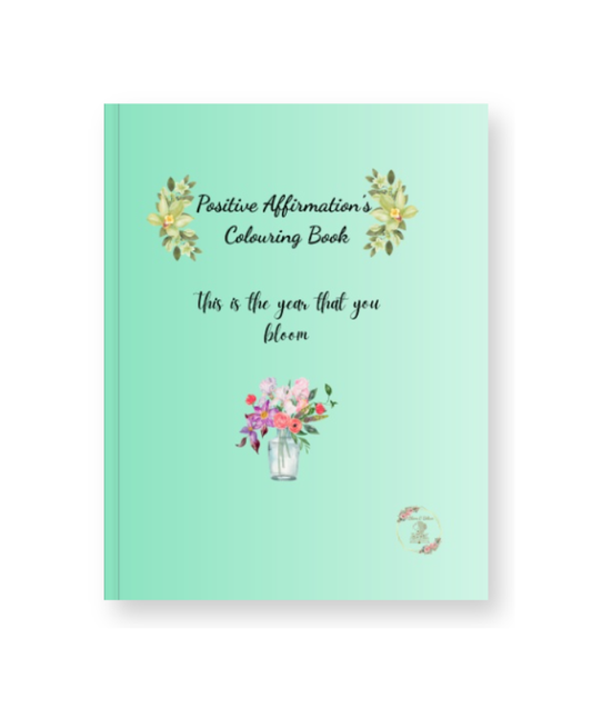 Affirmation Colouring Book (Emerald)