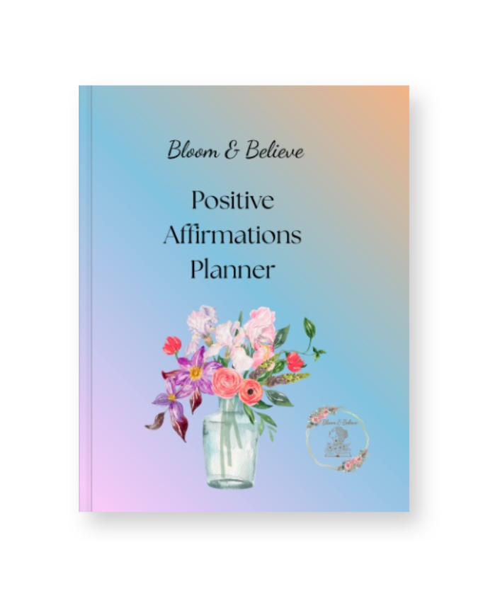 Positive affirmations planner (rainbow)