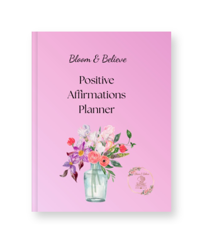 Positive affirmations planner (bouquet)