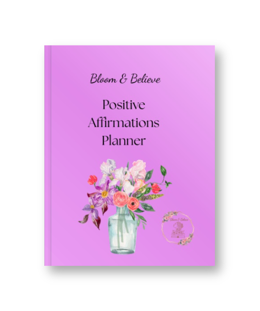 Positive affirmations planner (lavender)