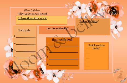 Vision Board (Sunset)